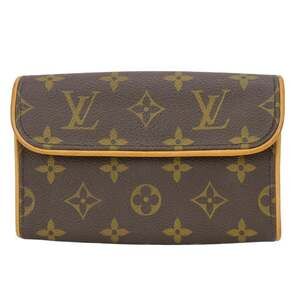LOUIS VUITTON Authentic Brown Monogram Pochette Fanny Pack